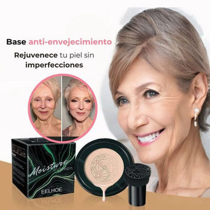 Base de maquillaje 2 en 1 resistente al agua + Brocha ( regalo para los primeros 50 clientes) MÁS VENDIDA EN EUROPA