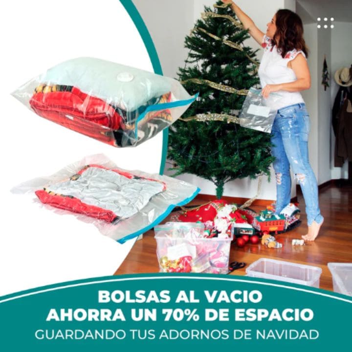 BOLSAS AL VACÍO / AHORRA ESPACIO + SUCCIONADOR