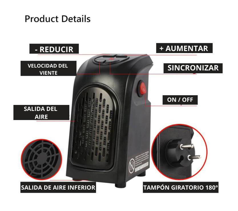 Calefactor Digital HANDY HEATER PRO