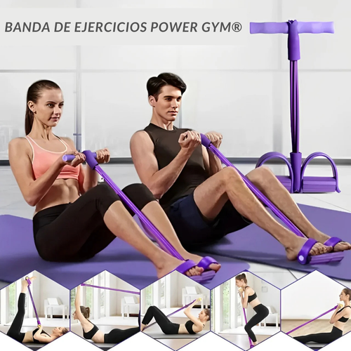 2 x 1 Banda de Ejercicio + PEDAL ®️ Power Gym  🔥  ¡Solo hoy! 1 BANDA ELASTICA Gratis